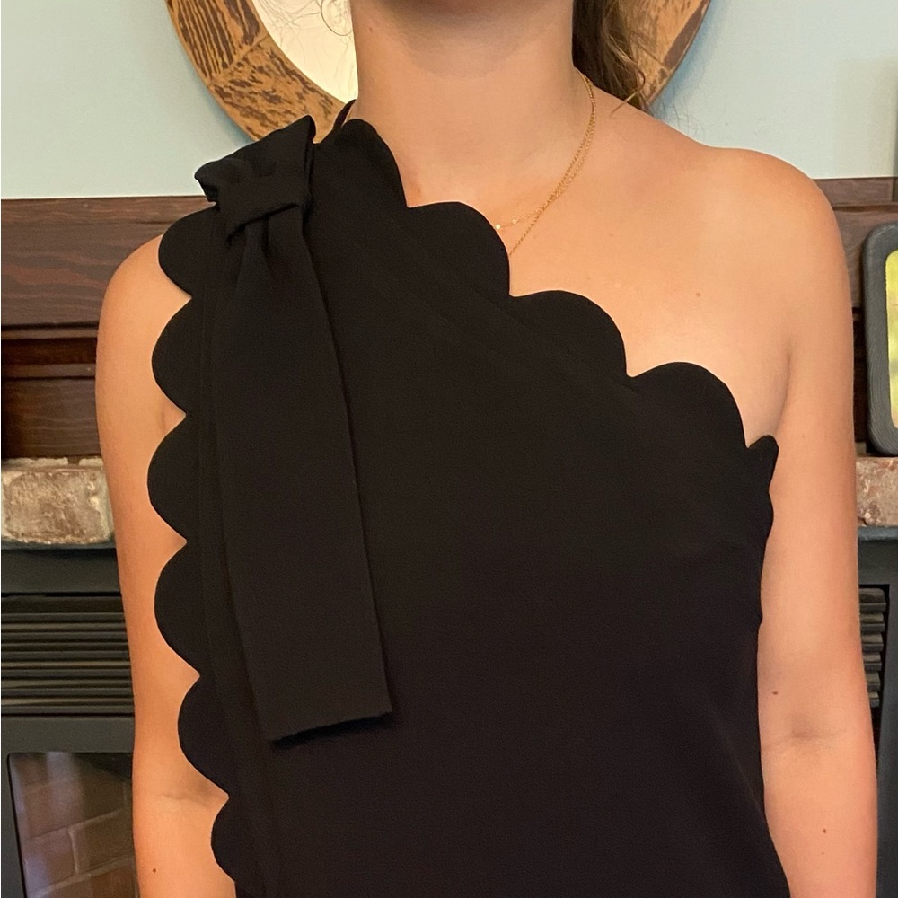 ⚫️  VICTORIA BECKHAM x TARGET BLACK One Shoulder Wedding Guest Formal Dress XS